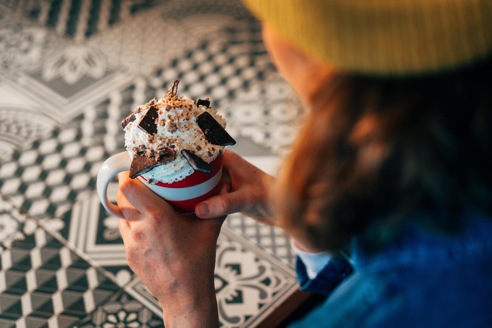 The Beach Hut hot chocolate