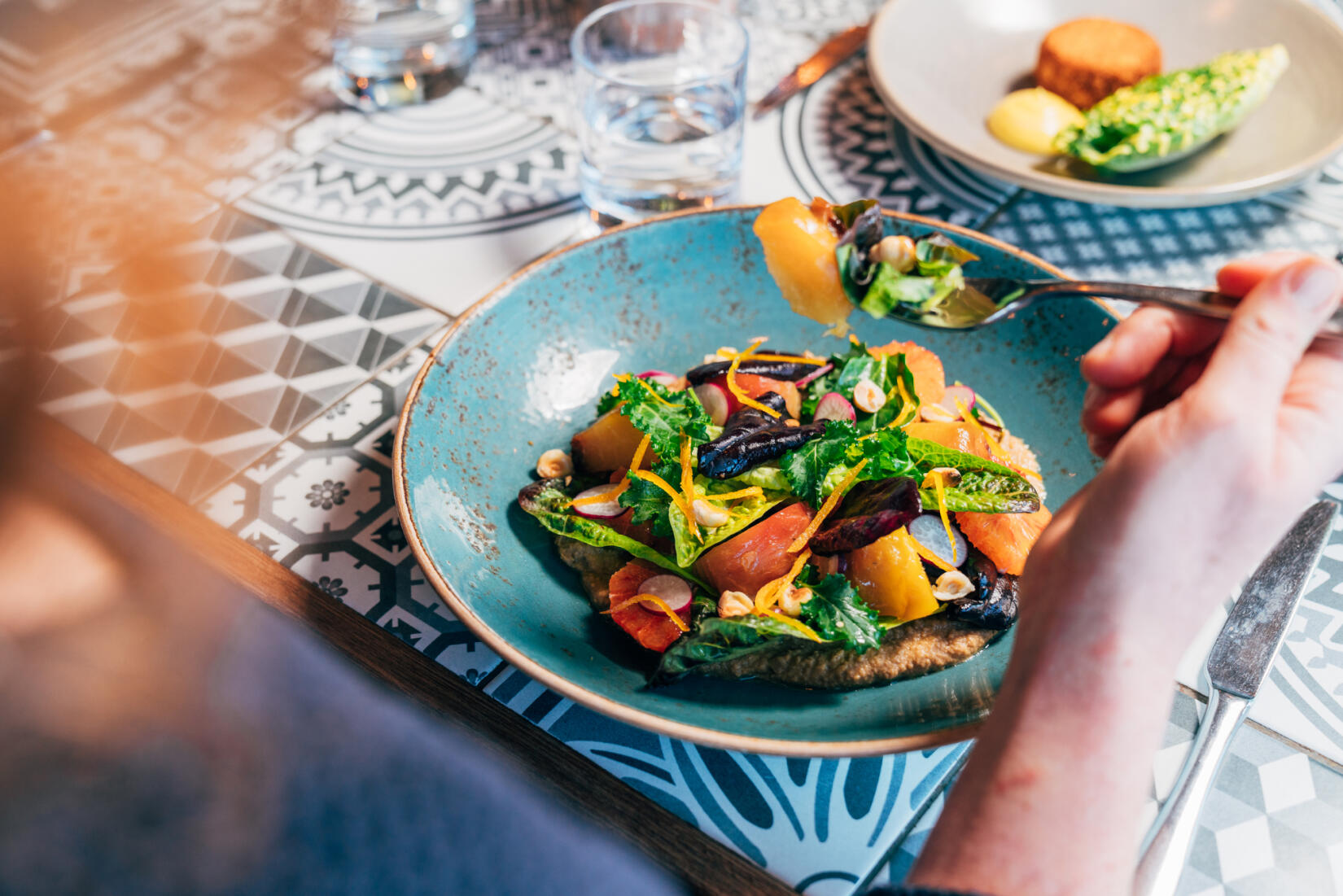 Bowl of beetroot salad