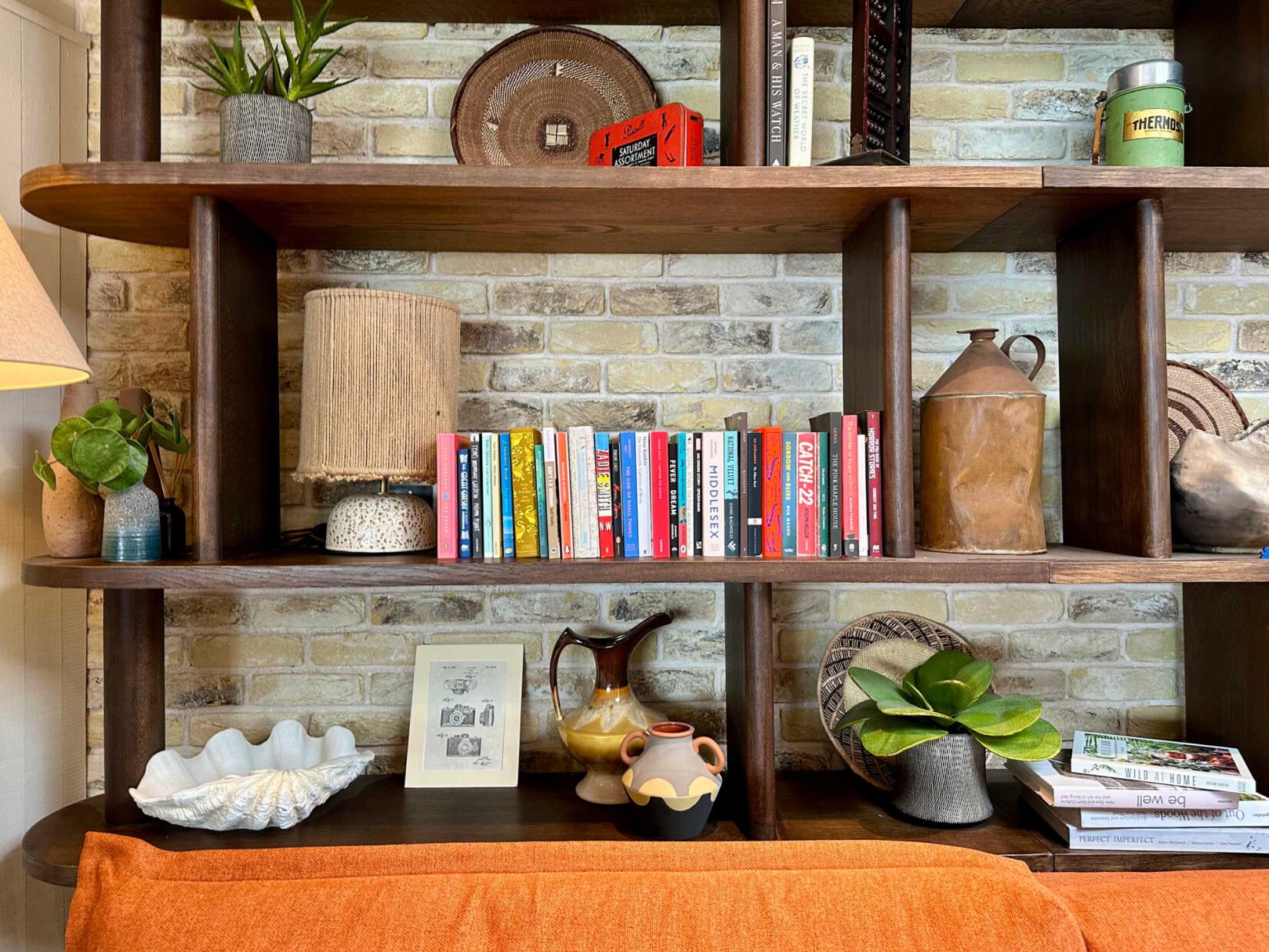 Book case in The Living Space snug