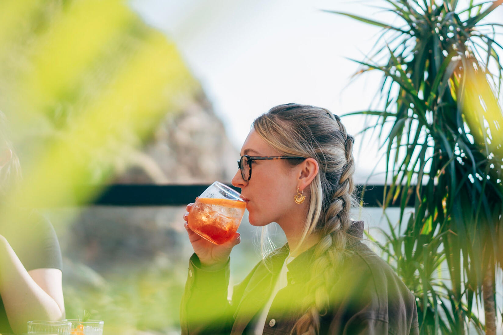 Sundowner cocktails on the Beach Hut deck