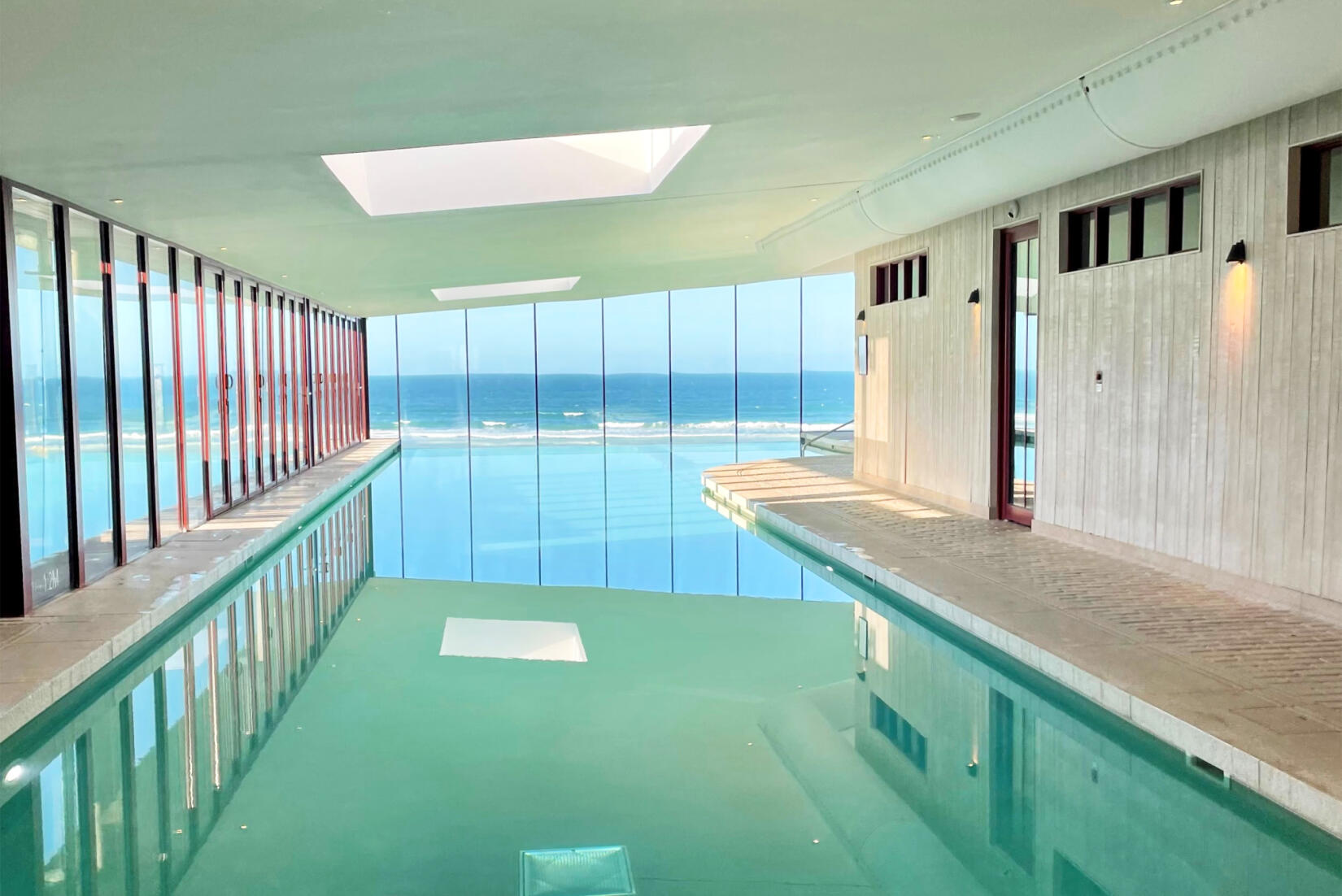 The pool in Swim Club at Watergate Bay hotel