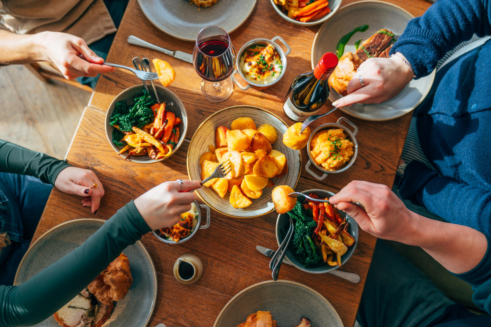 Sharing Sunday roast