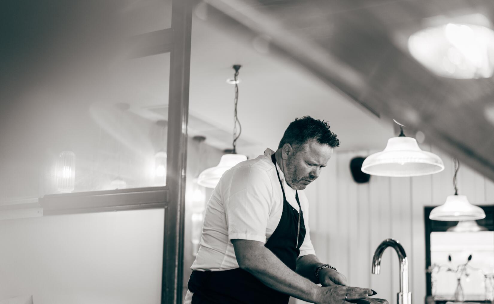 Chris Eden cooking